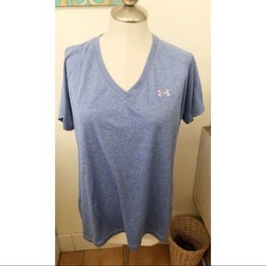 Under Armour Semi Fitted Heat Gear V Neck Tee
